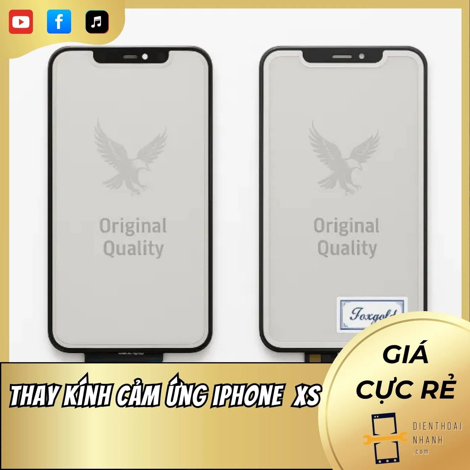 | Tháng 1 2026 Thay Kính Cảm Ứng iPhone XS Giá Tốt Tại Điện Thoại Nhanh