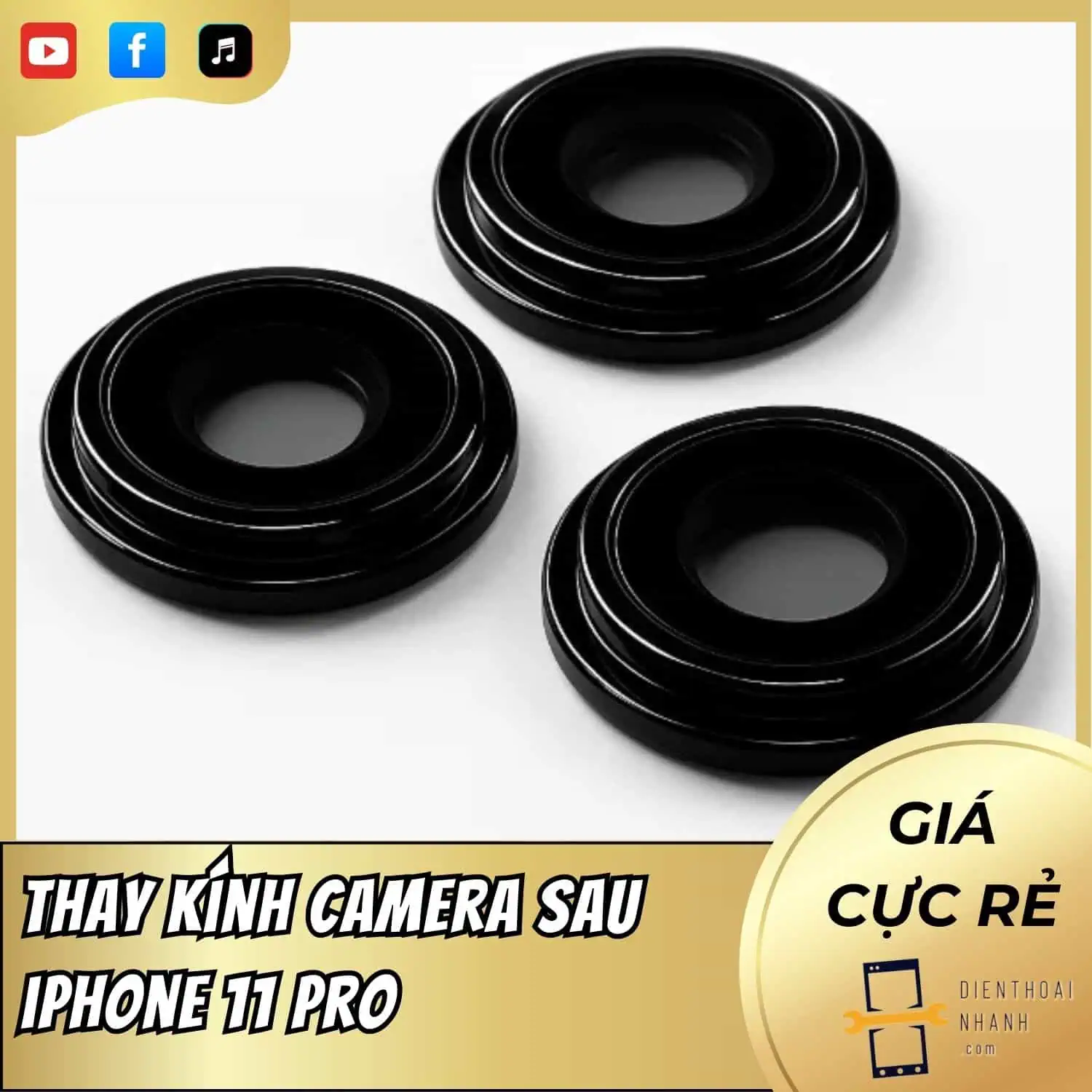 | Tháng mười một 2025 Thay Kính Camera Sau iPhone 11 Pro Tại Điện Thoại Nhanh