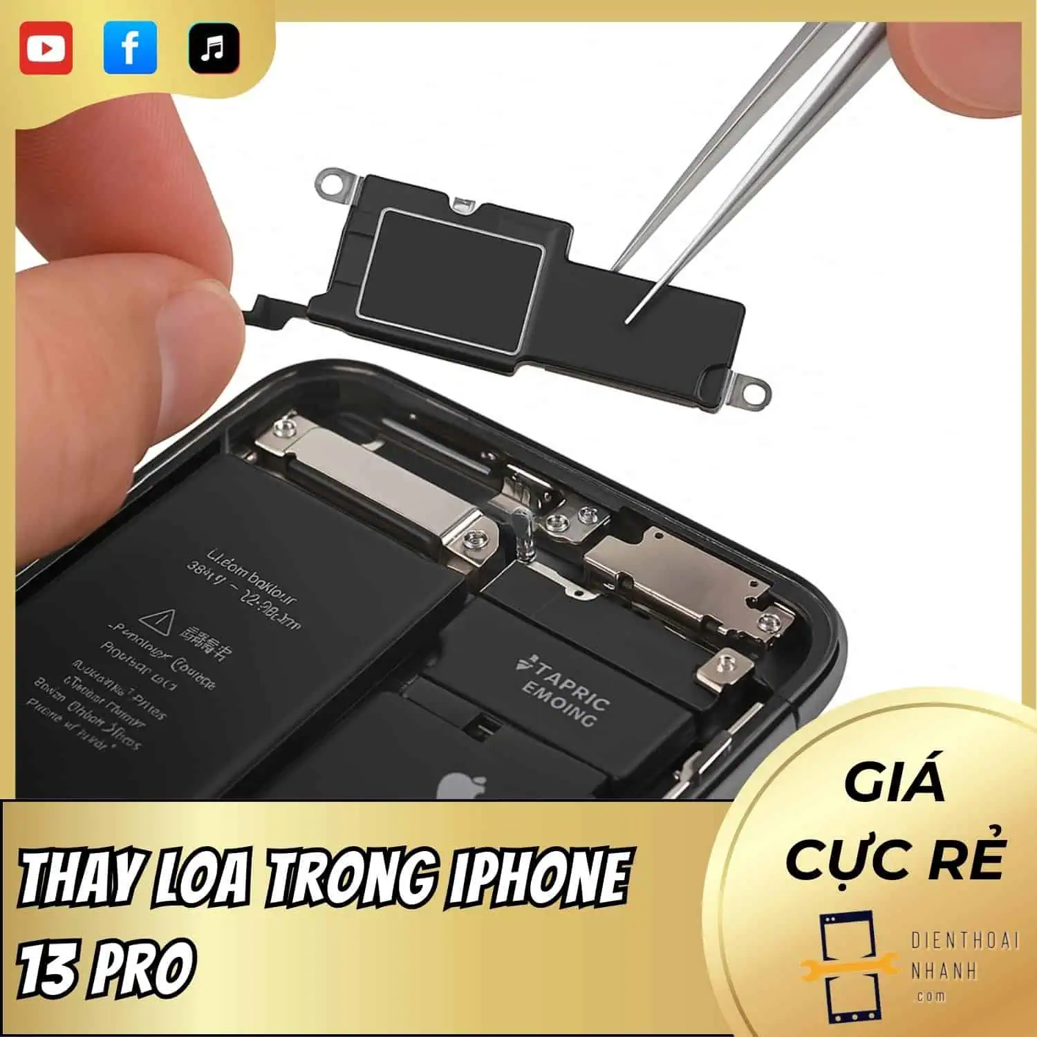 | Tháng 12 2025 Thay Loa Trong iPhone 13 Pro