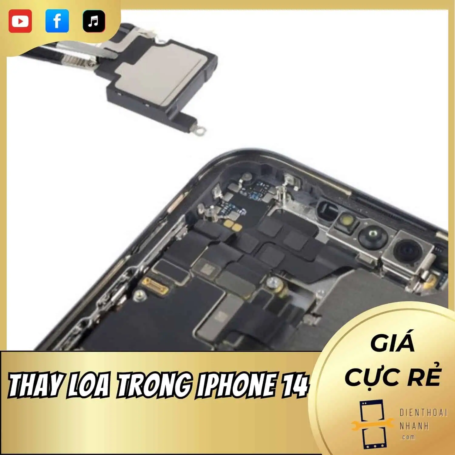 | Tháng 12 2025 Thay Loa Trong iPhone 14
