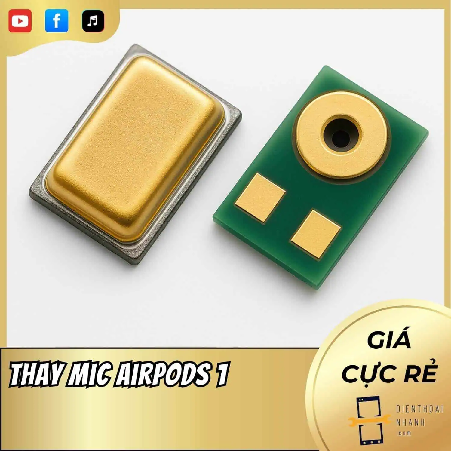 | Tháng mười một 2025 Thay Mic AirPods 1 Uy Tín Chính Hãng Tại Điện Thoại Nhanh