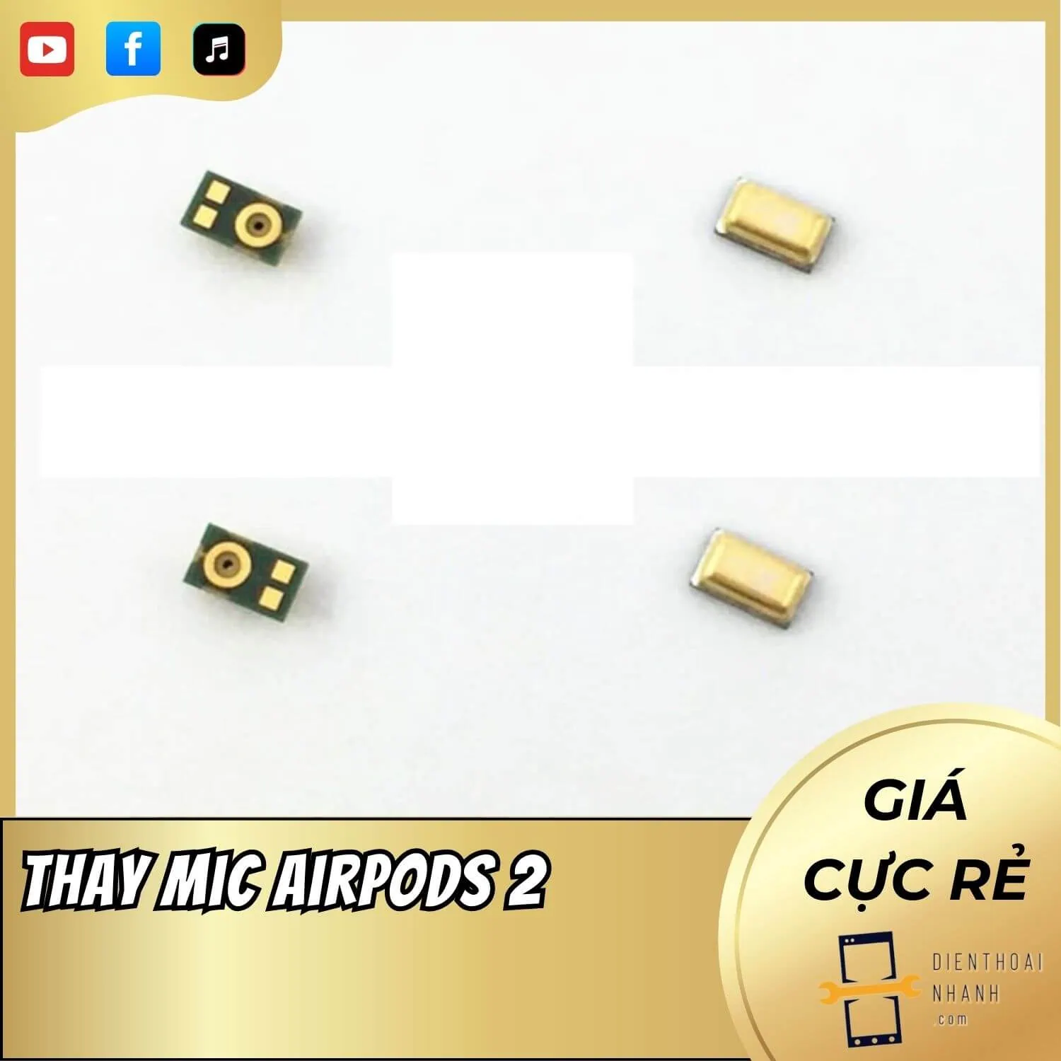 | Tháng mười một 2025 Thay Mic AirPods 2 Nhanh Chóng, Chính Hãng, Chất Lượng