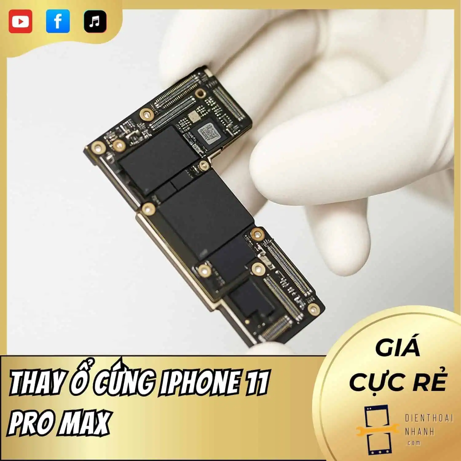 Quy trình nâng cấp ổ cứng iPhone tại Điện Thoại Nhanh