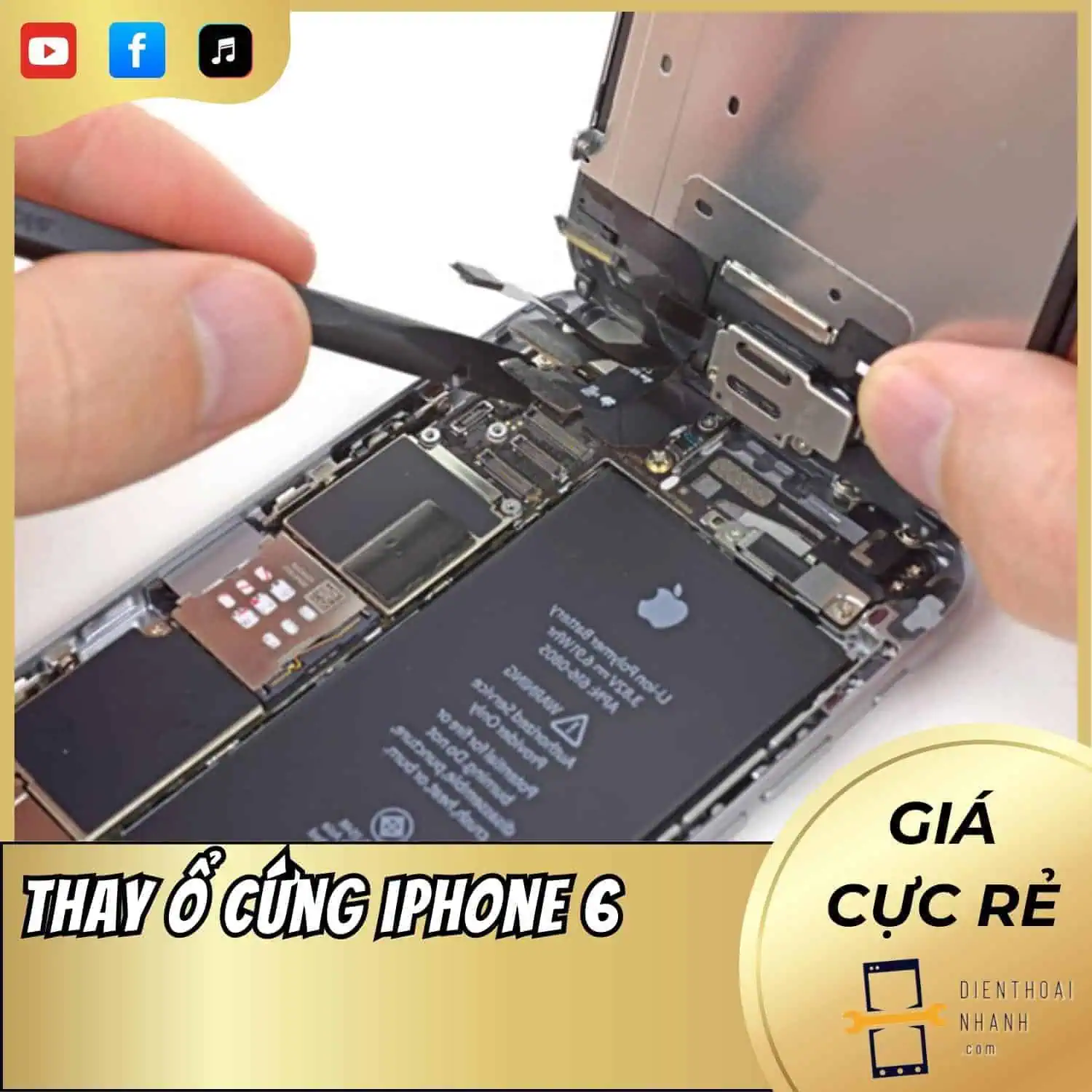 | Tháng 1 2026 Thay Ổ Cứng iPhone 6