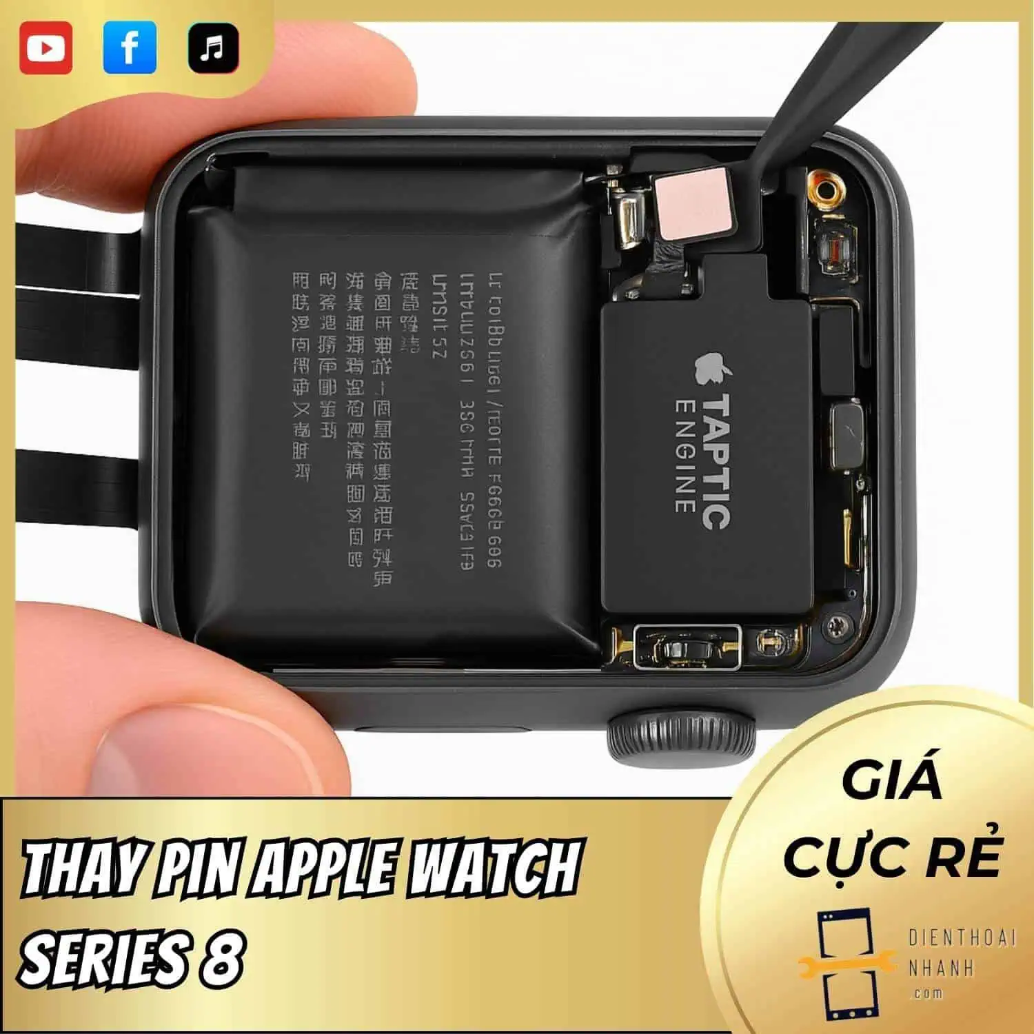 | Tháng 1 2026 Dịch Vụ Thay Pin Apple Watch Series 8 Lấy Liền