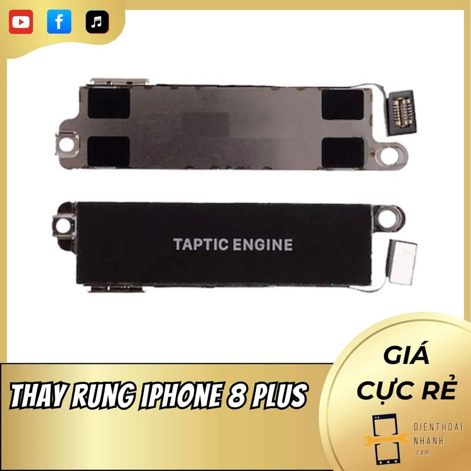 | Tháng 12 2025 Thay rung iPhone 8 Plus