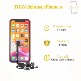 Thay chân sạc iPhone 11