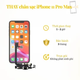 Thay chân sạc iPhone 11 Pro Max