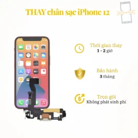 Thay chân sạc iPhone 12