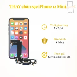Thay chân sạc iPhone 12 Mini