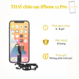 Thay chân sạc iPhone 12 Pro