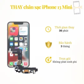 Thay chân sạc iPhone 13 Mini