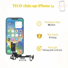 Thay chân sạc iPhone 14