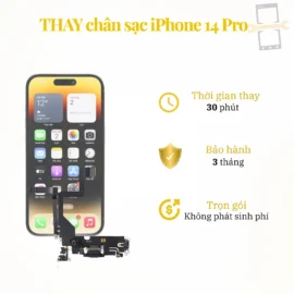 Thay chân sạc iPhone 14 Pro