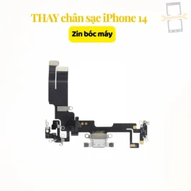 Thay chân sạc iPhone 14 zin bóc máy