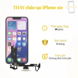 Thay chân sạc iPhone 16e