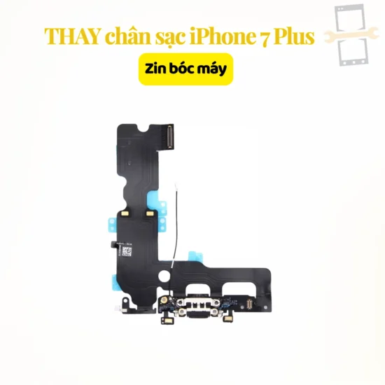 Thay chân sạc iPhone 7 plus zin bóc máy