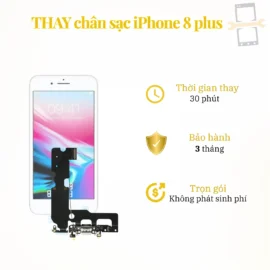Thay chân sạc iPhone 8 Plus