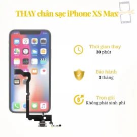 Thay chân sạc iPhone XS Max