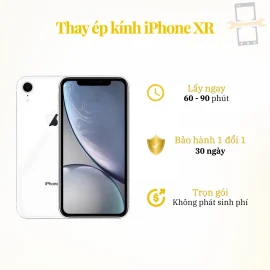 Thay ép kính iPhone XR