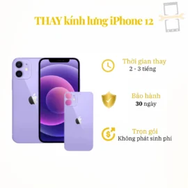 Thay kính lưng iPhone 12