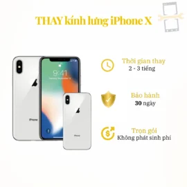 Thay kính lưng iPhone X