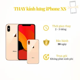 Thay kính lưng iPhone XS