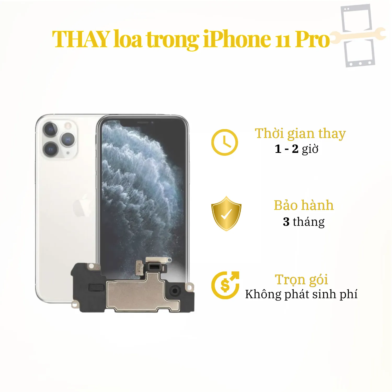 Thay loa trong iPhone 11 Pro
