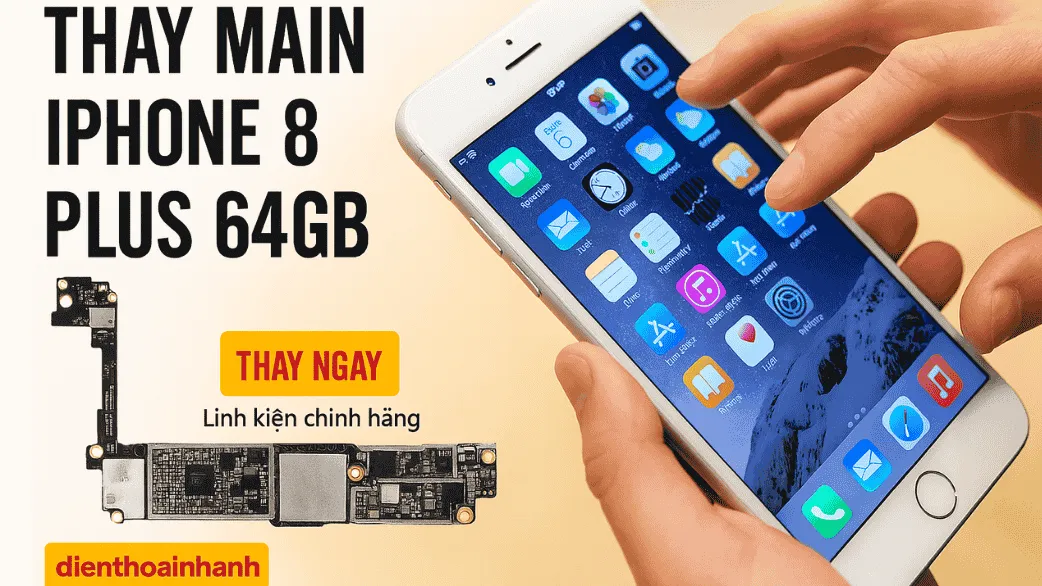 Thay Main iPhone 8 Plus 64GB Full Chức Năng - Chính Hãng