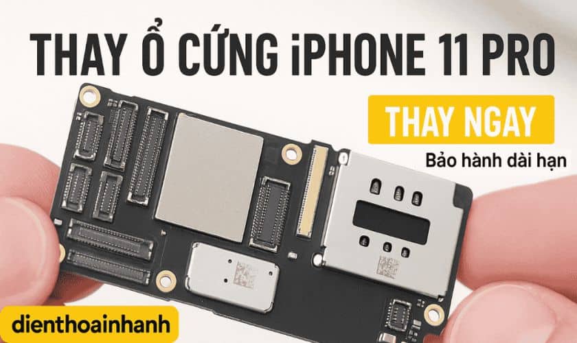 Địa Chỉ Thay Ổ Cứng iPhone 11 Pro Uy Tín Tại TP.HCM