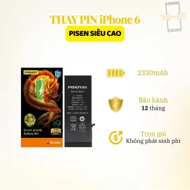 | Tháng 6 2026 Thay pin Pisen siêu cao iPhone 6