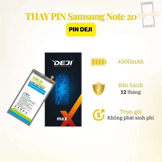 Thay Pin Samsung Note 20 Deji