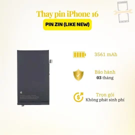 Thay pin Zin iPhone 16