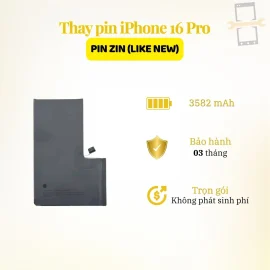 Thay pin Zin iPhone 16 Pro