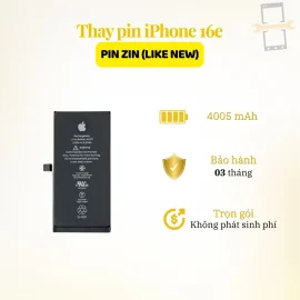 Thay pin Zin iPhone 16e