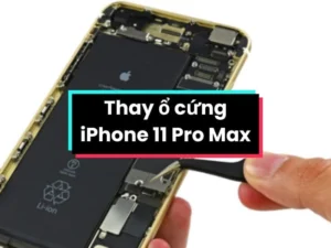 Thay ổ cứng iphone 11 pro max