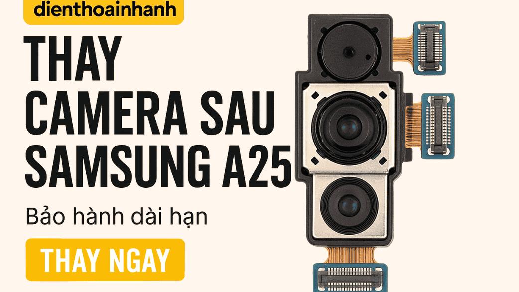 Thay Camera Sau Samsung A25 Uy Tín – Giá Tốt | Lấy Ngay