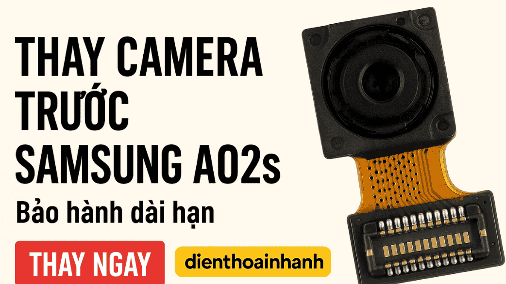 Quy Trình Thay Camera Trước Samsung A02S Tại Điện Thoại Nhanh