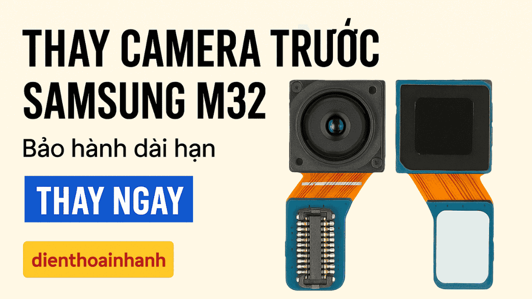 Thay Camera Trước Samsung M32 Uy Tín, Lấy Liền