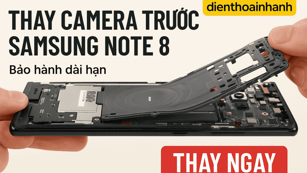 Dấu Hiệu Nhận Biết Camera Trước Samsung Note 8 Bị Hỏng