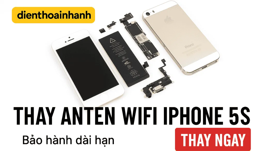 Sau khi thay Anten Wifi iPhone 5s có cần cài lại iOS không?