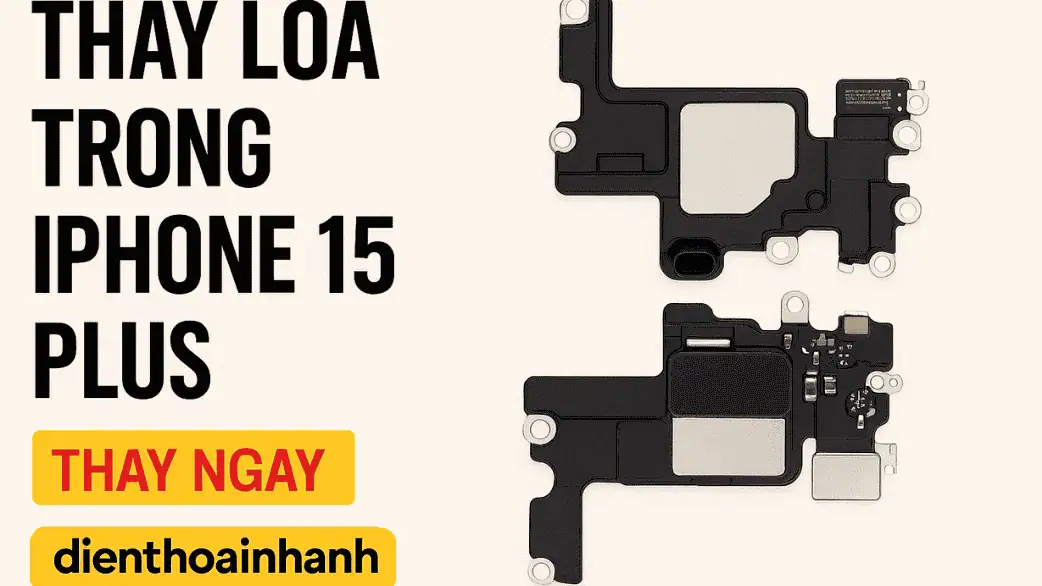Từng Bước Thay Loa Trong iPhone 15 Plus – Chuẩn Kỹ Thuật Tại Điện Thoại Nhanh