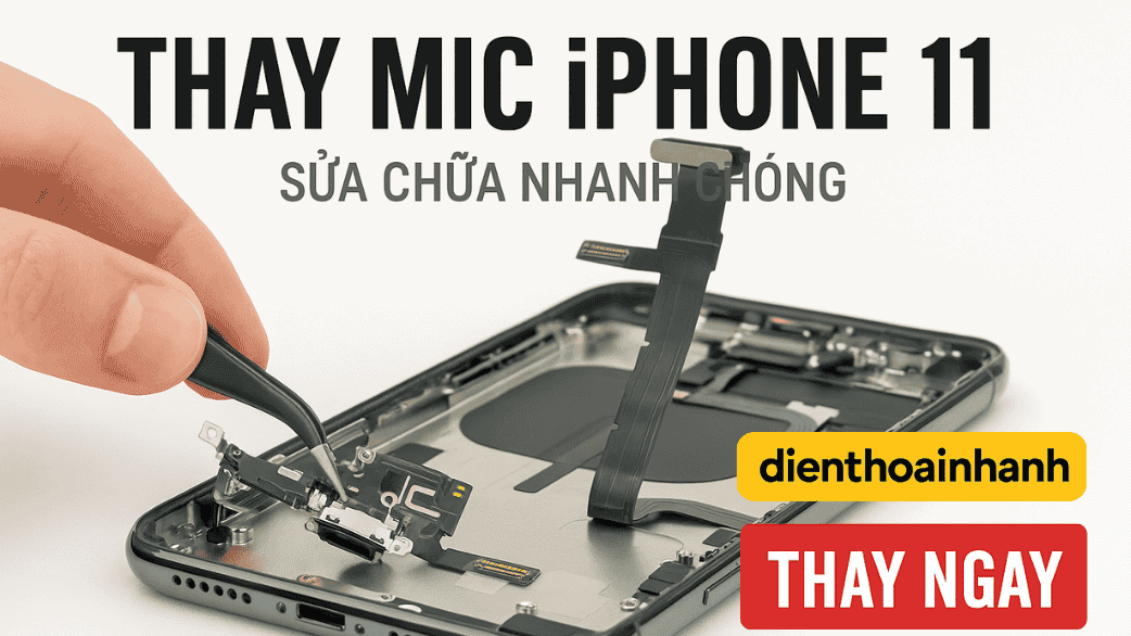 | Tháng 12 2025 Thay mic iPhone 11 – Những điều khách hàng thường hỏi