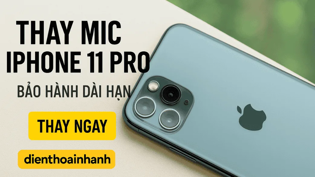 | Tháng 1 2026 Vì sao mic iPhone 11 Pro thường hư? – nguyên nhân cần biết