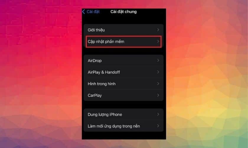 | Tháng 12 2025 Cách cập nhật iOS 17 từ phiên bản Beta sang bản chính thức