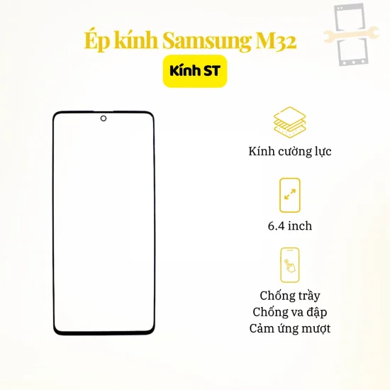 Thay Ép Kính Samsung M32 - Hình ảnh 2