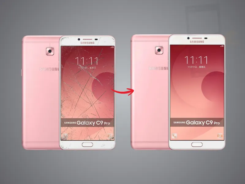 Khi nào cần ép kính Samsung C9 Pro
