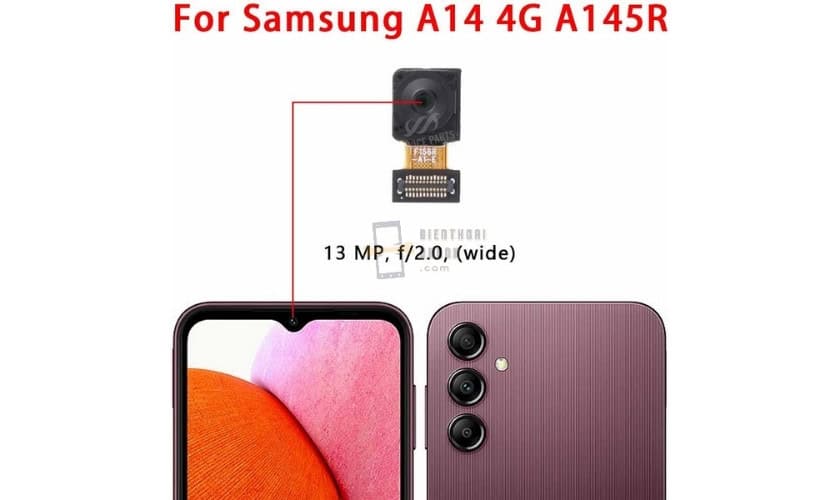 Nguyên Nhân Khiến Camera Trước Samsung A14 Hỏng