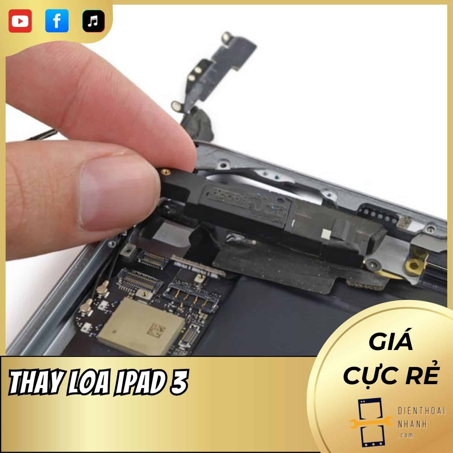 | Tháng 12 2025 Thay Loa iPad 3