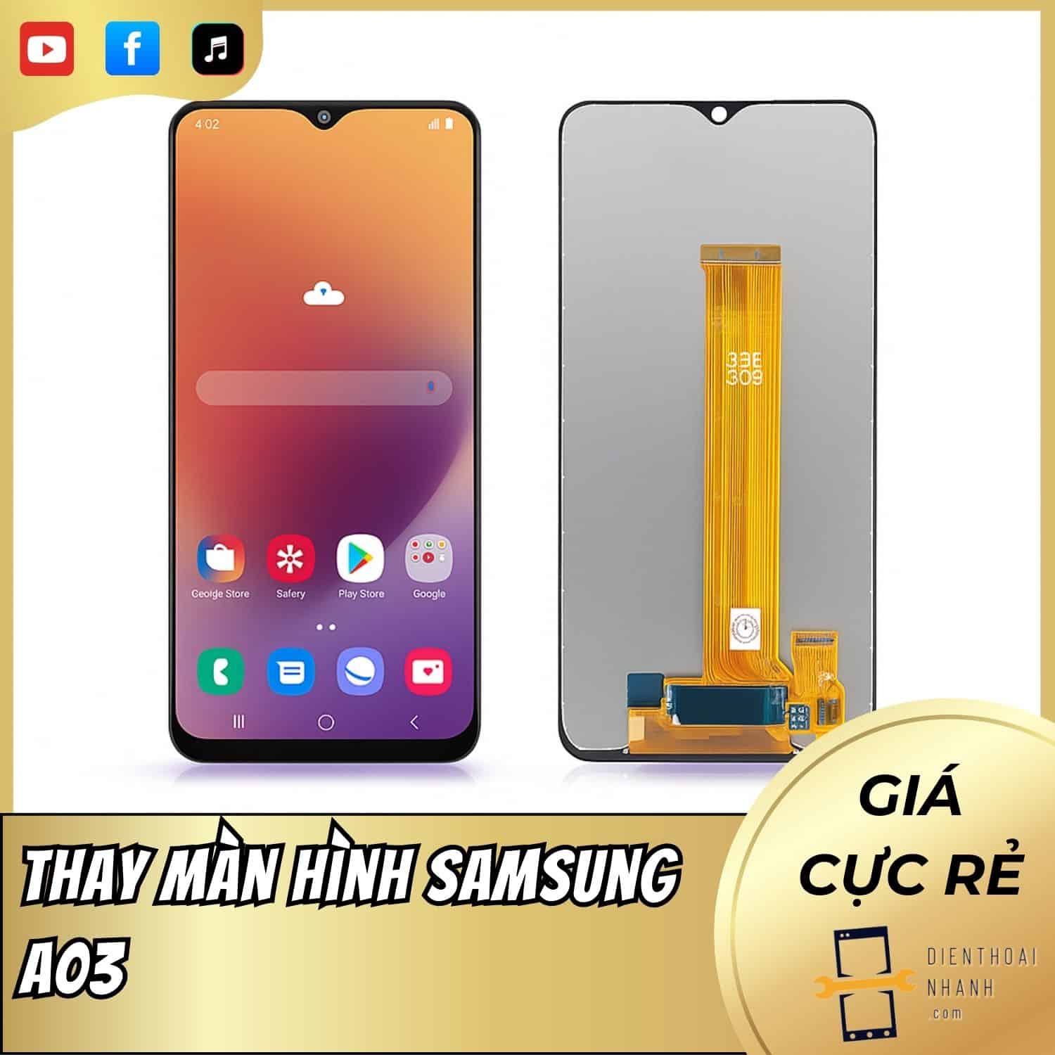| Tháng 1 2026 Thay Màn Hình Samsung A03